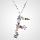Damesketting met alfabetletters F