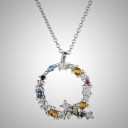 Damesketting met alfabetletters Q