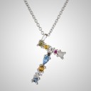 Damesketting met alfabetletters T