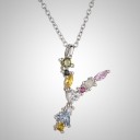 Damesketting met alfabetletters Y