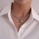 Damesketting met Amerikaanse sluiting D508 5