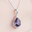 Damesketting met amethist 3