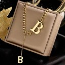 Damesketting met de letter B 1