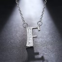Damesketting met de letter D111 F