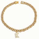 Damesketting met de letter D212 X