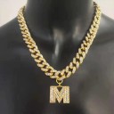 Damesketting met de letter D212 4