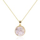 Damesketting met de Maagd Maria en een engel 5