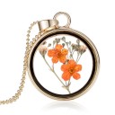 Damesketting met een bloem in een cirkel 9