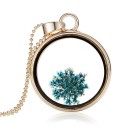 Damesketting met een bloem in een cirkel 11
