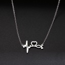 Damesketting met hartjeshanger 4