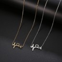 Damesketting met hartjeshanger 1
