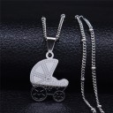 Damesketting met kinderwagen 2