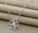 Damesketting met klavertjevier G564 2