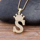 Damesketting met letter en kroon 22