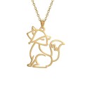 Damesketting met vossenhanger 3