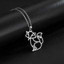 Damesketting met vossenhanger 5