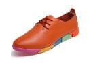 Damesko med lav profil og farvet platform J2395 15