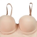 Dameslankekjole med push-up-skåle Sømløs elastisk formende kjole Over knæet modelleringskjole til en slank silhuet Bodycon-kjole til kvinder 5