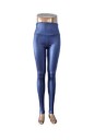 Damesmode legging van imitatieleer - Blauw 1