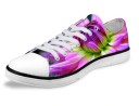 Damesneakers i lærred med blomster 10