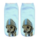 Damesokker med 3D-print - Chihuahua 3