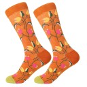 Damesokker med blomster 3