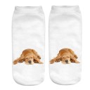 Damesokker med hundeprint 5