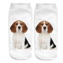 Damesokker med hundeprint 6