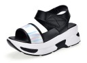 Damesommer sandaler med velcrolukning 12