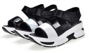 Damesommer sandaler med velcrolukning 2