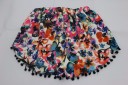 Damesommer shorts med blomstermønster 3
