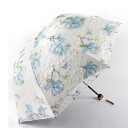 Damesparaplu met bloemen T1414 6