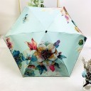 Damesparaplu met bloemen T1415 2
