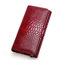 Damesportemonnee met slangenpatroon M356 1