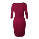 Damespouzdress met rits 6