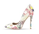 Damespumps met print J2387 5