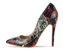 Damespumps met print J2387 4