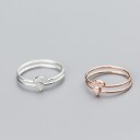 Damesring 2 stuks D2118 1
