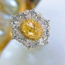Damesring met bloem D2078 1