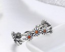 Damesring met bloemen D1235 1