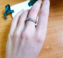 Damesring met bloemen D1237 1