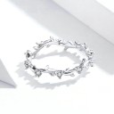 Damesring met bloemen D1400 2