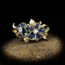 Damesring met bloemen D1574 2