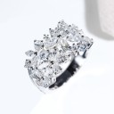 Damesring met bloemen D1599 3