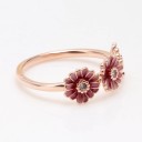 Damesring met bloemen D1803 2