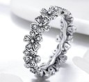 Damesring met bloemen D2042 2
