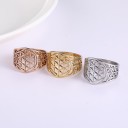 Damesring met bloemen D2632 1