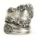 Damesring met bloemen D2650 1