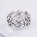 Damesring met bloemen D2986 1