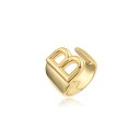 Damesring met een alfabetletter D2399 6